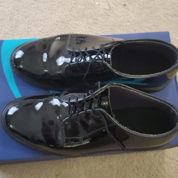 Bates Corfram dress shoes